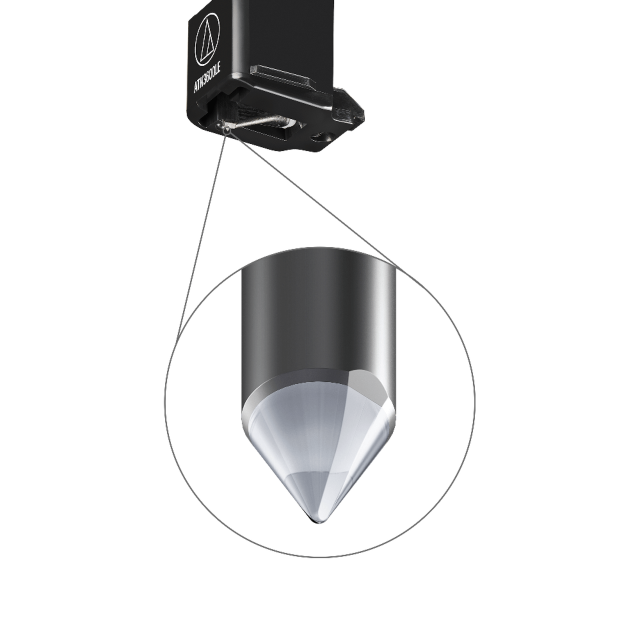 Aguja Audiotechnica Eliptica De Reemplazo Negro P/at3600l, Atn3600le