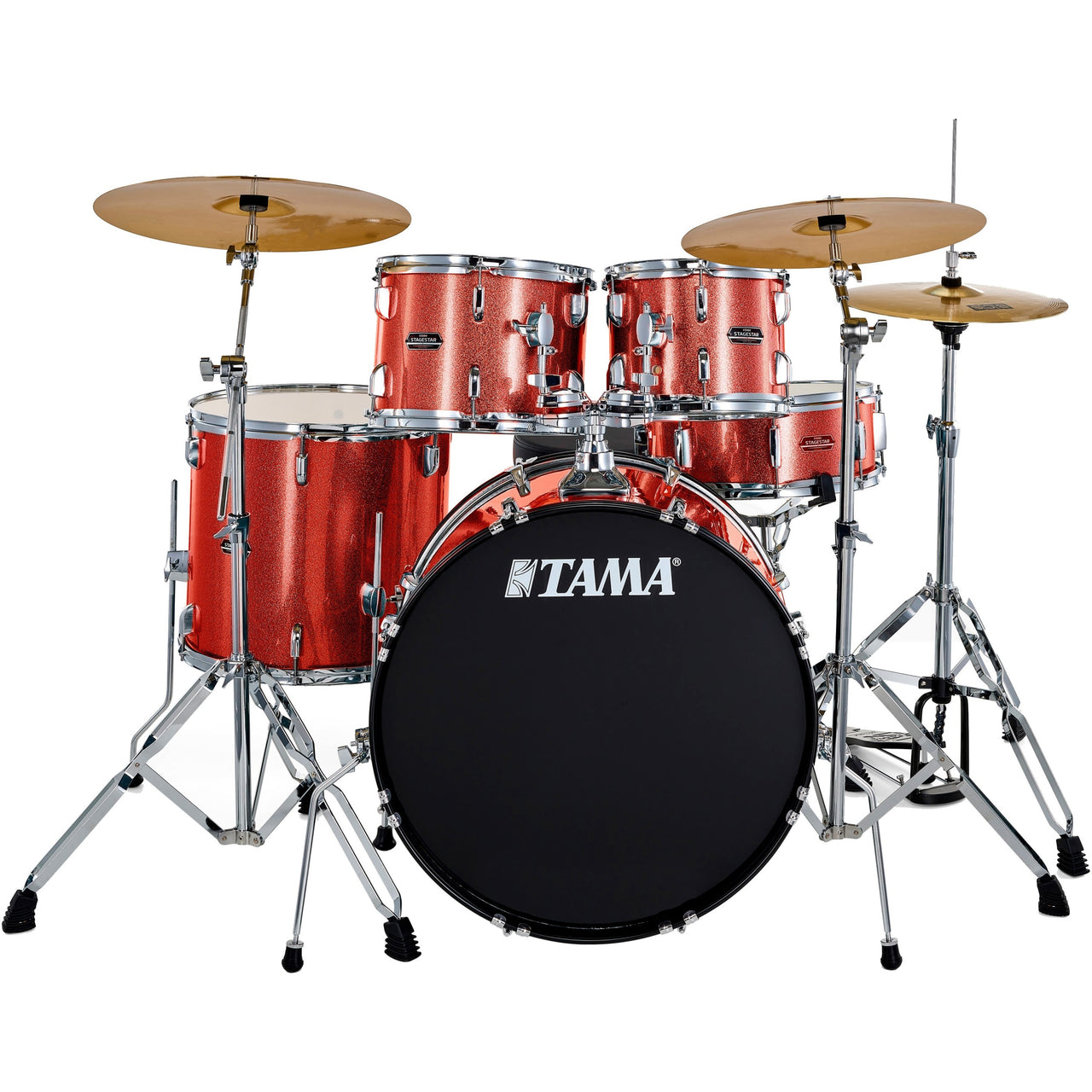 Bateria Tama Stage Star St52h6c-scp 5 Piezas Cobre Con Herrajes