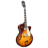 Thumbnail for Guitarra Mars Electrica Mod. Jazz Archtop Sunburst Multicolor