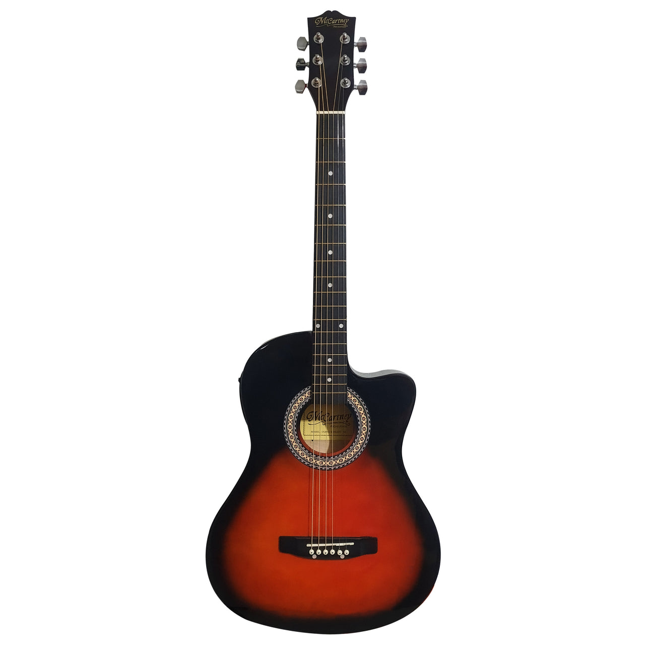 Guitarra Electroacustica Mccartney CG-851-EQ-SB Cuerdas Acero Sombreada
