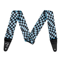 Thumbnail for Thaly Fender Para Guitarra Wavy Checker Poly Strap Blue 0990637262