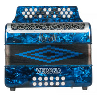 Thumbnail for Acordeon Moretti Verona Gcf Sol 31 Botones 12 Bajos Azul