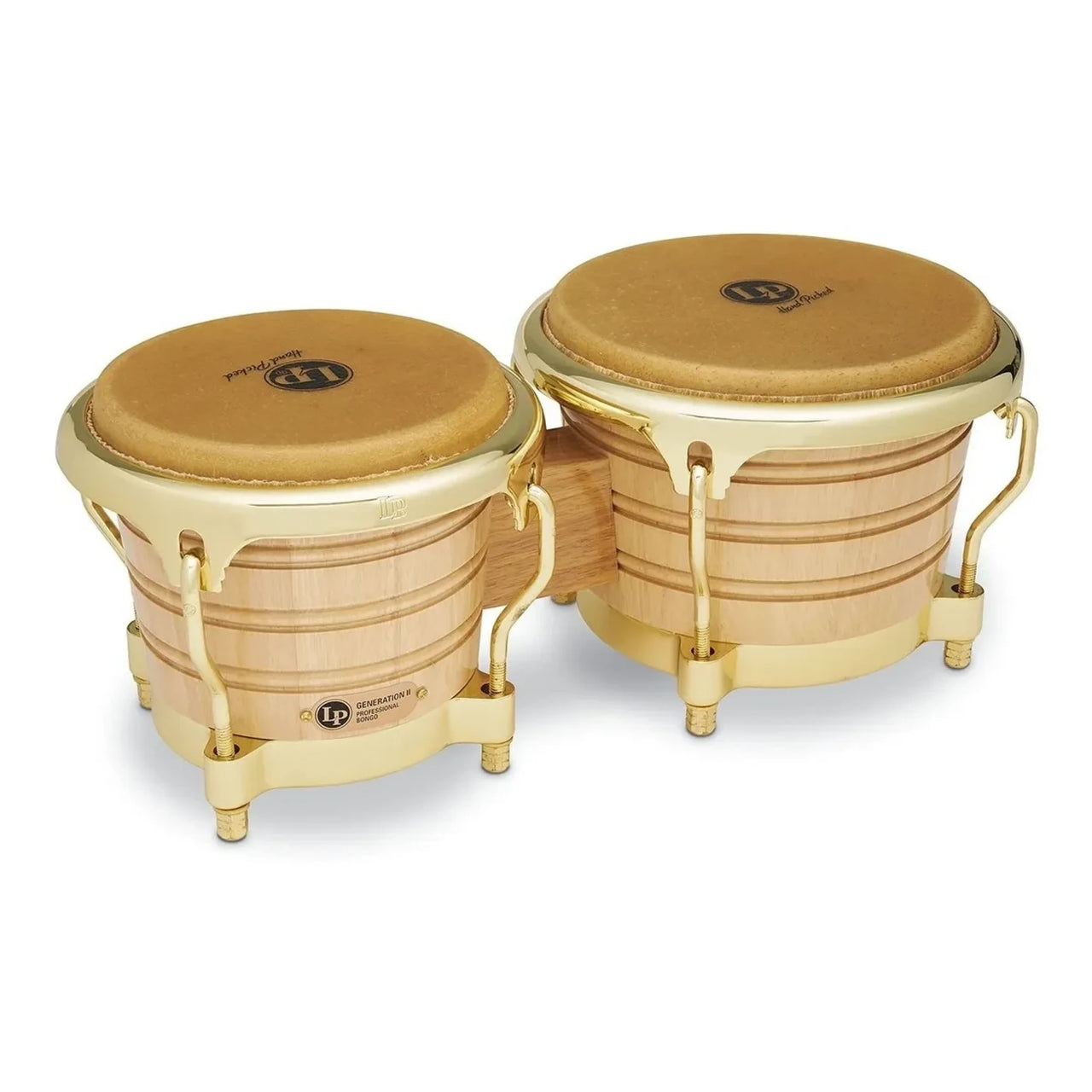 Bongos Lp Lp201ax-2aw "generacion Ii"  Madera Natural herraje dorado
