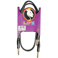 Thumbnail for Cable Life 2pp-1in De Inserto 1 Plug 1/4 St A 2 Plug 1/4 Mono