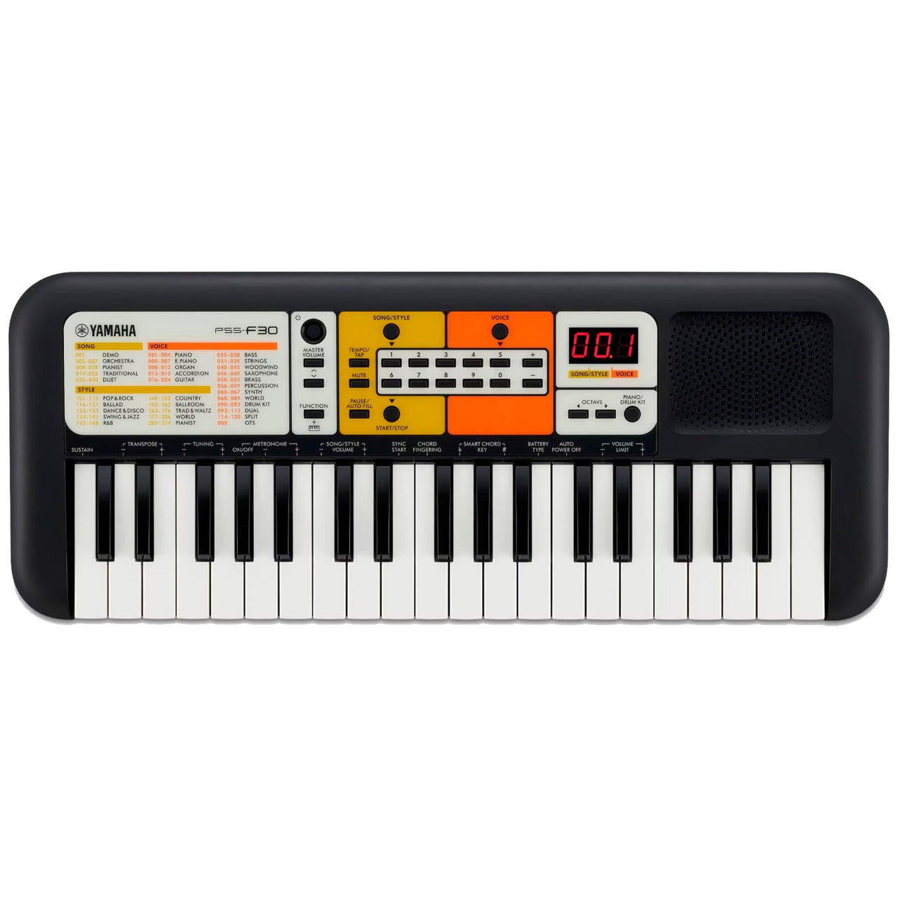 Teclado Yamaha Infantil C/Cable Usb, Pssf30