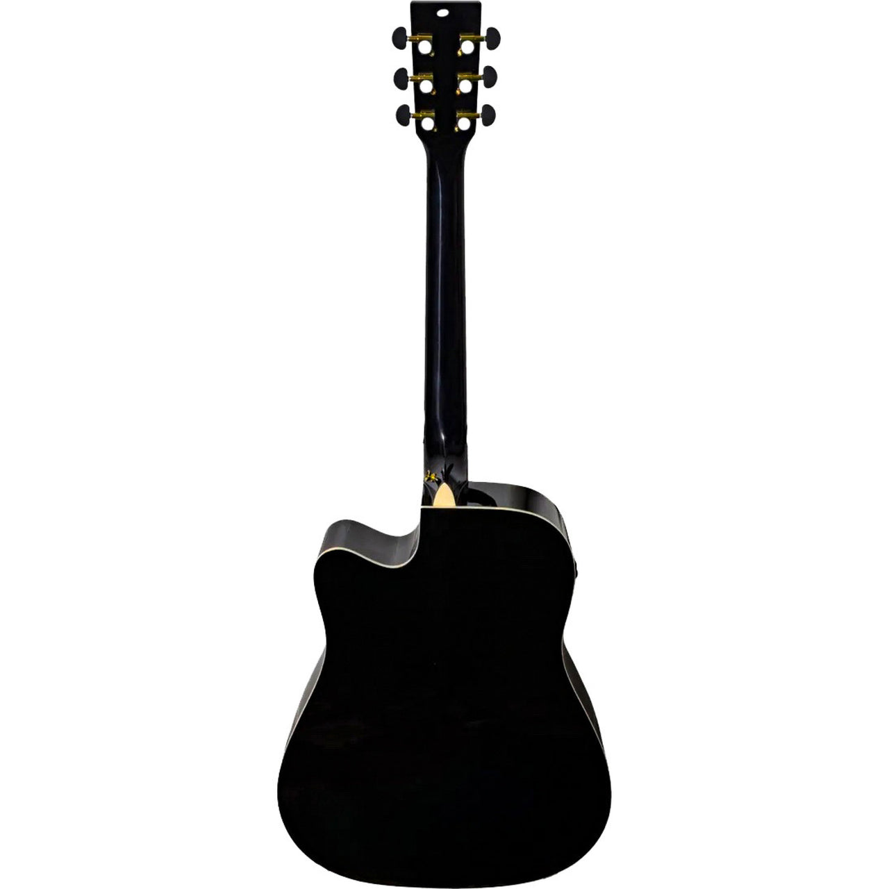 Guitarra Electroacustica McCartney Bfg-4117c-fm-eq-bk Texana Negra