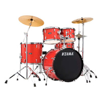 Thumbnail for Bateria Tama Stage Star St52h6c-cds 5 Piezas Rojo Brillante Con Herrajes