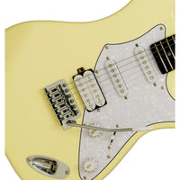 Thumbnail for Guitarra Electrica Aria Pro Ii 714 Standard Blanco Vintage, 714-std Vw