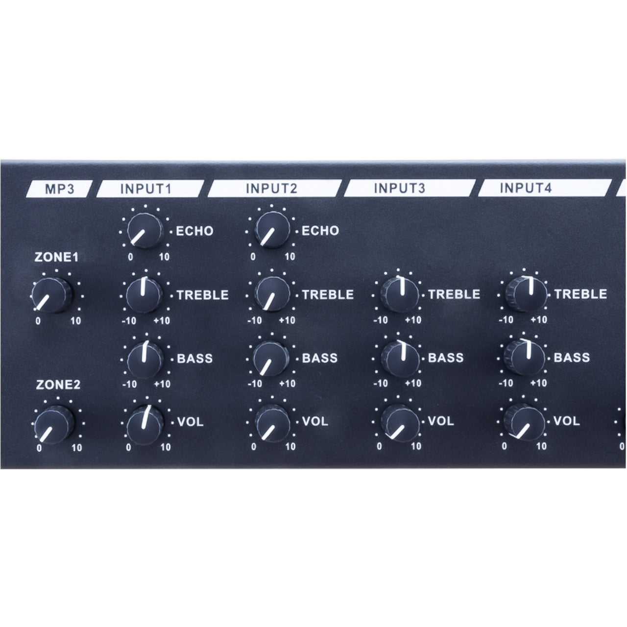 Amplificador Back Stage 4lz2 De Audio Con 4 Entradas 2 Zonas