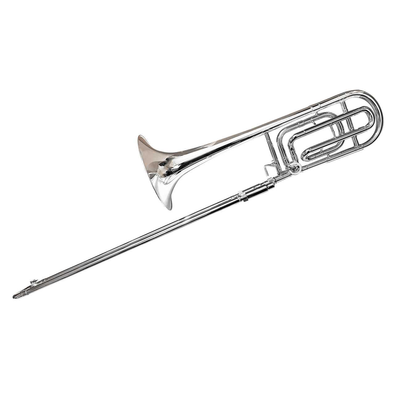Trombon De Vara Martinz Mwtbv20s Con Transpositor Sib/fa Plata Entrada Grande