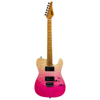 Thumbnail for Guitarra Electrica Jet Guitars JET JT-450 6 Cuerdas Tipo Telecaster Transparent Pink