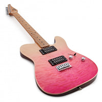 Thumbnail for Guitarra Electrica Jet Guitars JET JT-450 6 Cuerdas Tipo Telecaster Transparent Pink