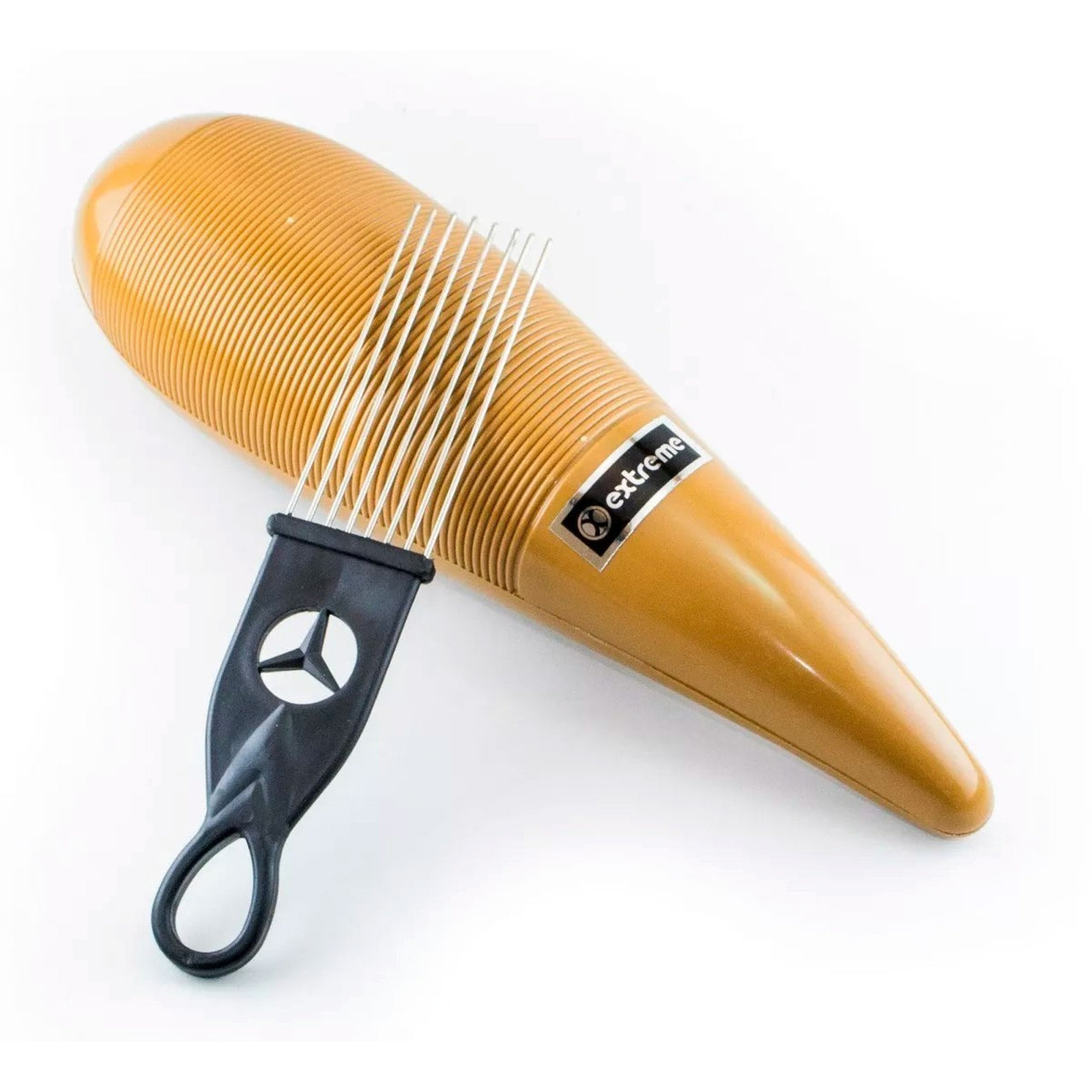 Guiro Extreme De Plastico Cafe Claro 31 Cm, Exgr001