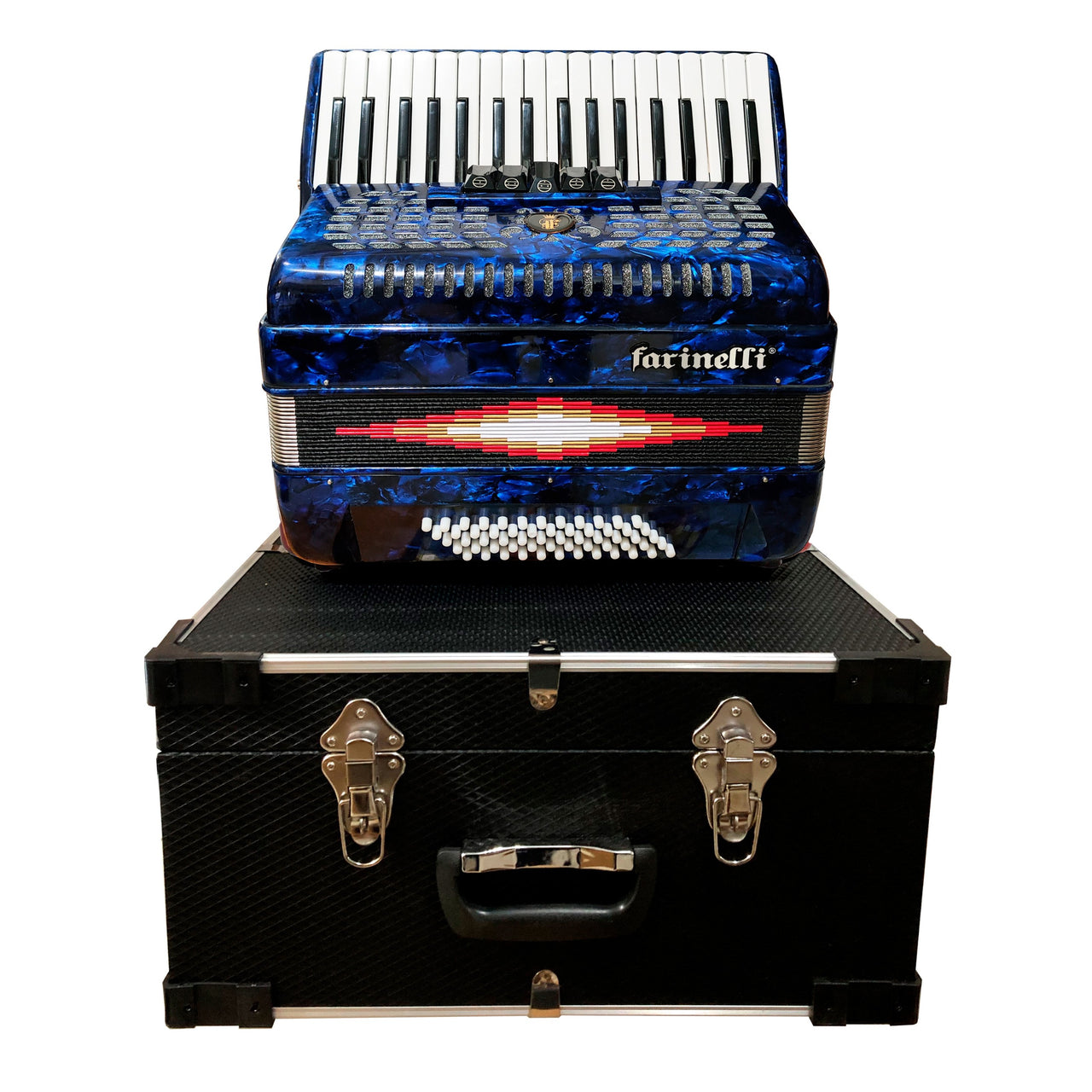 Acordeon Farinelli  Teclas Azul 3064 5 Registros, 1308a