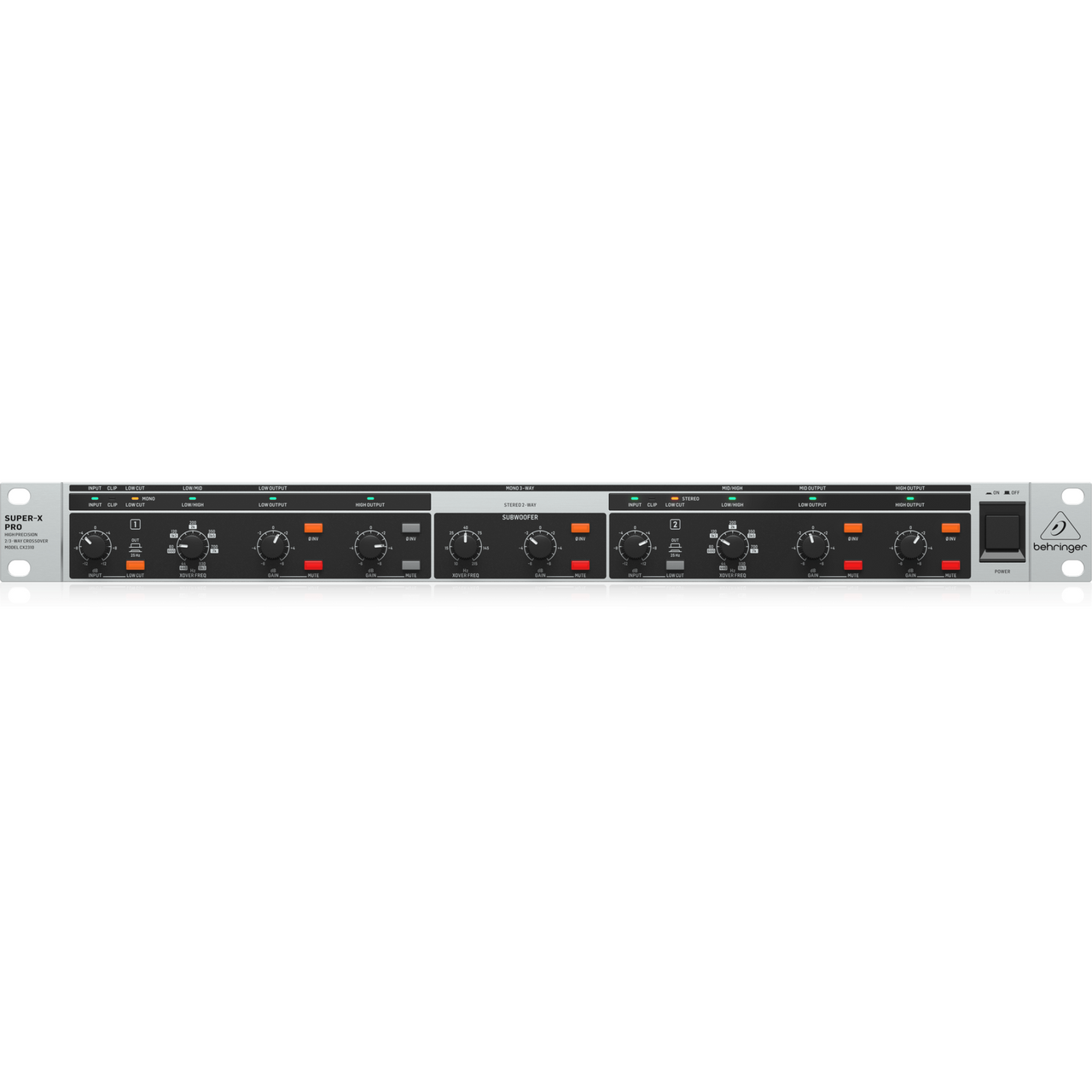 Super-x Pro Divisor De Frecuencias 2/3 Vias C/sal Subwoofer, Cx2310
