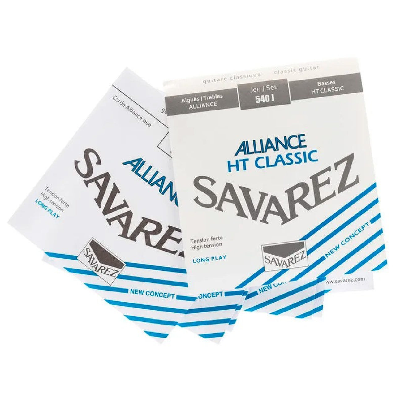 Encordadura Savarez 540cj Para Guitarra New Cristal Alta Tension