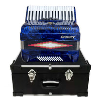 Thumbnail for Acordeon Century Cnac042 Azul 34 Teclas 48 Bajos 5 Registros C1307a