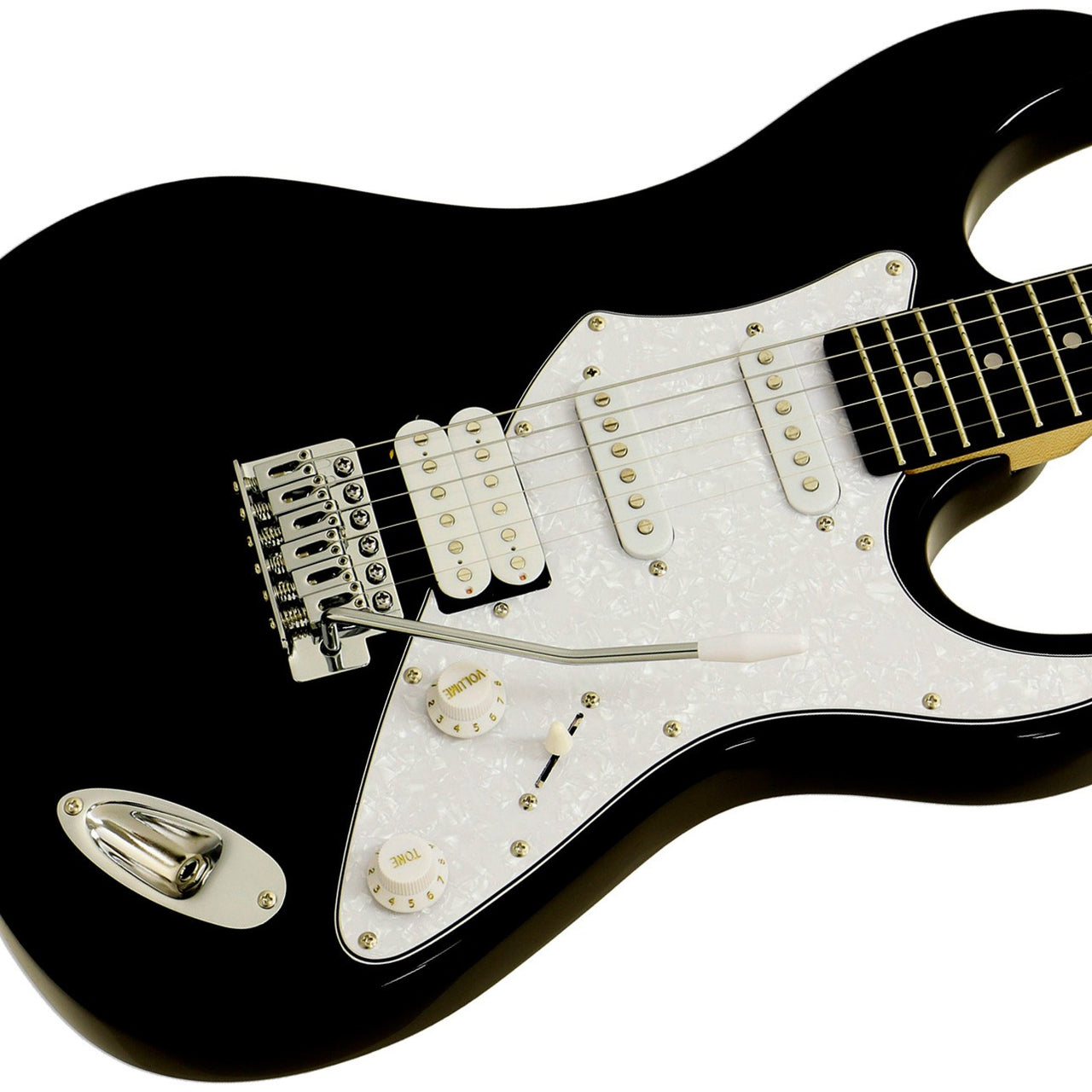 Guitarra Electrica Aria Pro Ii 714-std Bk Standard Negro