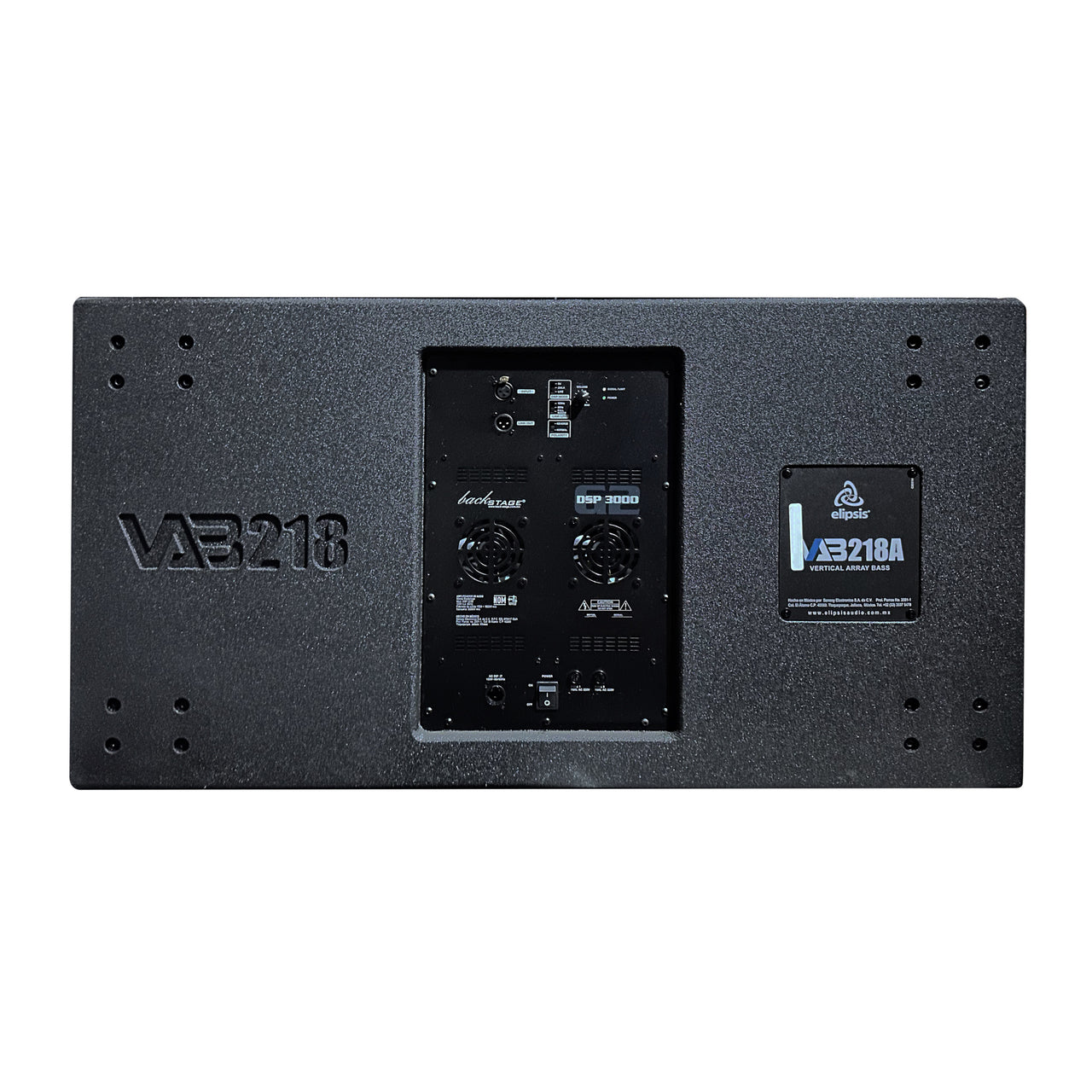 Subwoofer Elipsis Vab-218a Vertical Array Bass 2x18 Activo Con Dsp