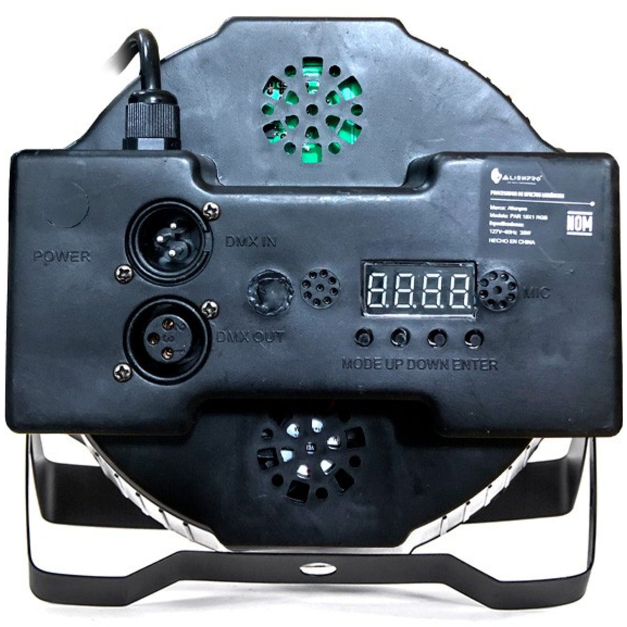 LUZ ALIEN PAR 18 LEDS DE 1W (18X1W) RGB, 55-458
