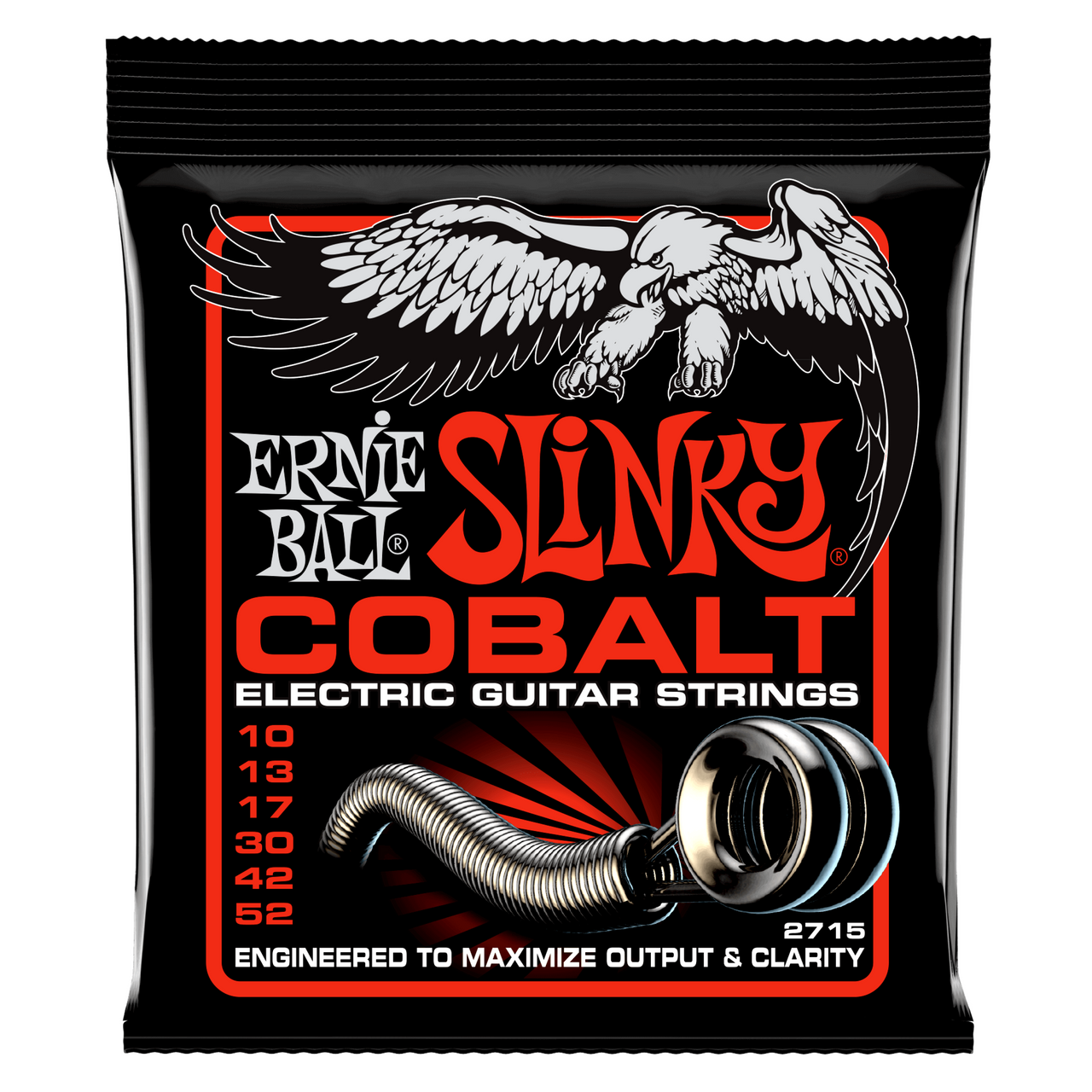 Encordadura Ernie Ball 2715 Para Guitarra Electrica Slinky Cobalto