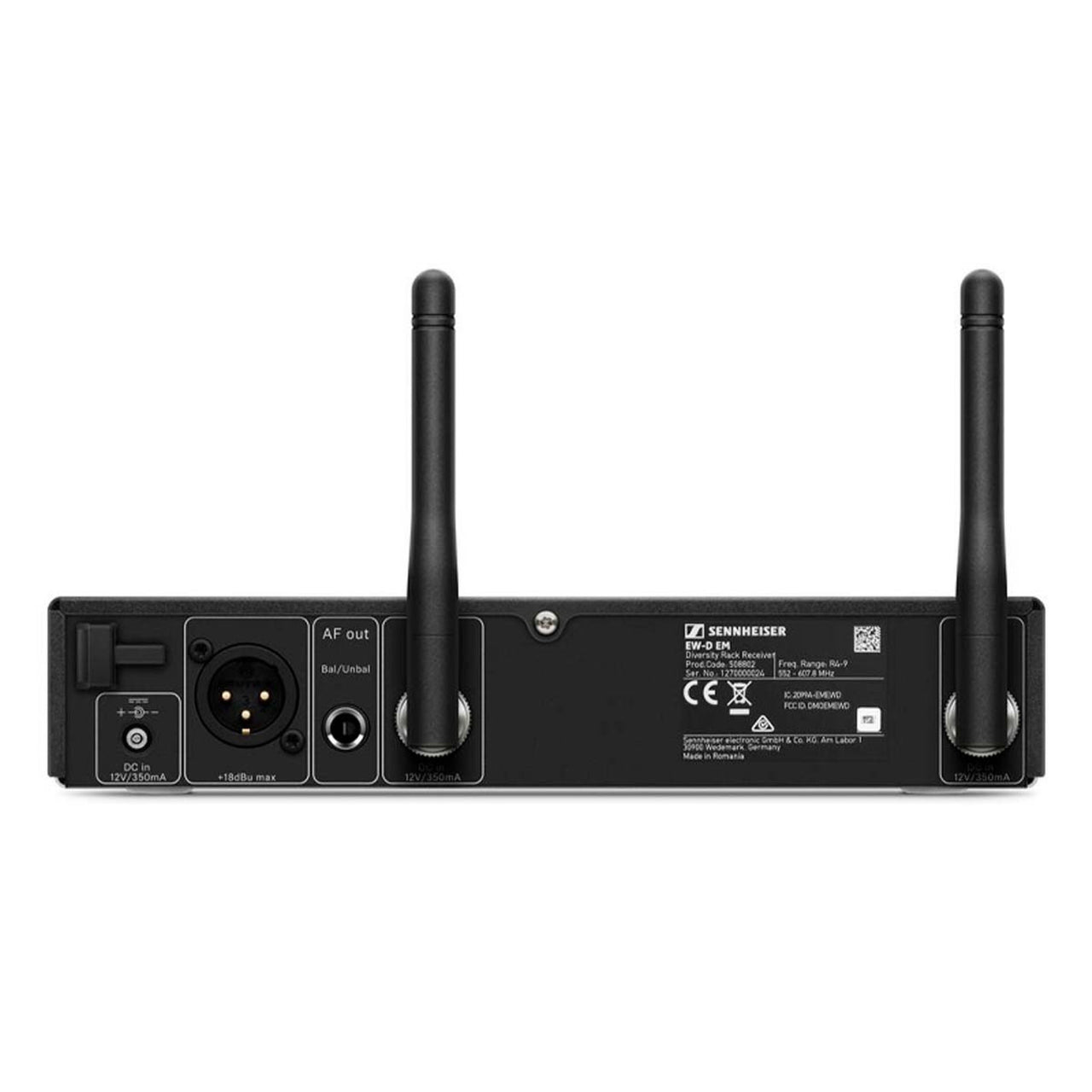 Microfono Sennheiser Ew-d ME2/835-s Inalambrico Color Negro