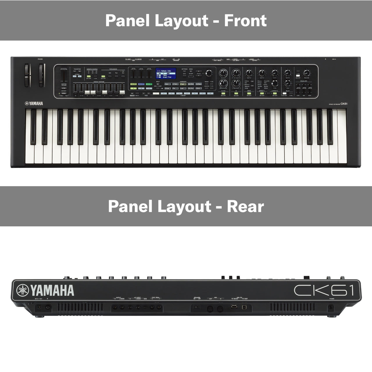 Sintetizador Yamaha De Escenario, Ck61