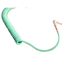 Thumbnail for Cable Pig Hog Half Coil Seafoam Green 9 Mt 1/4-1/4 Ang Rect, Phcc30sg