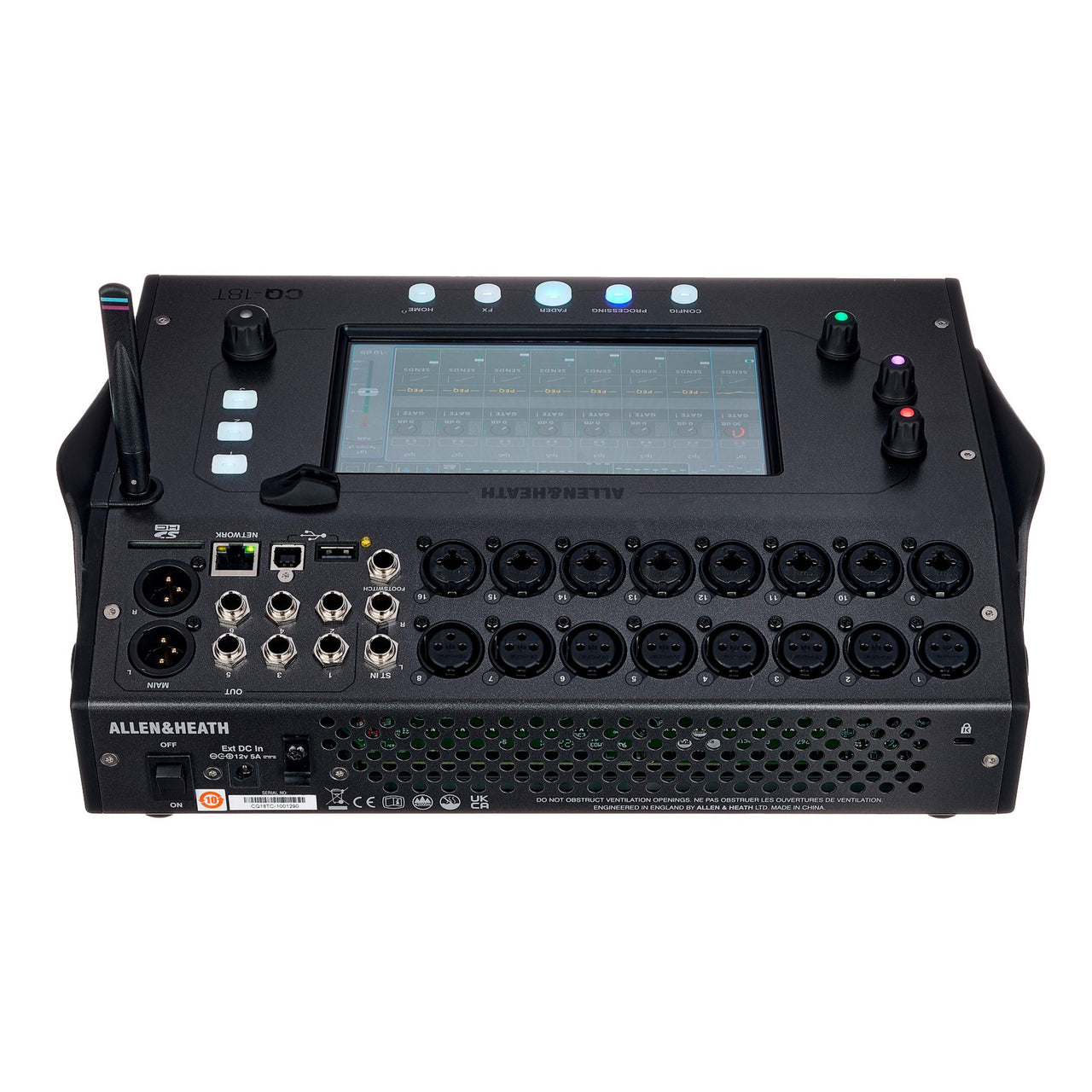 Mezcladora Allen & Heath Digital 18 Canales, Cq-18t