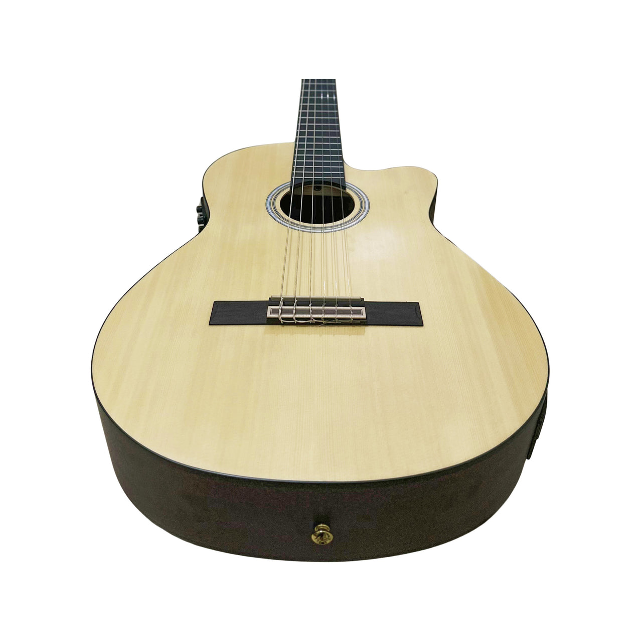 Guitarra Electroacustica Bamboo 39" C/funda, Gc-39-spruce-q