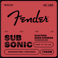 Thumbnail for Encordadura Fender 7350m Para Bajo Electrico 4 Cuerdas 45-105 0737350406