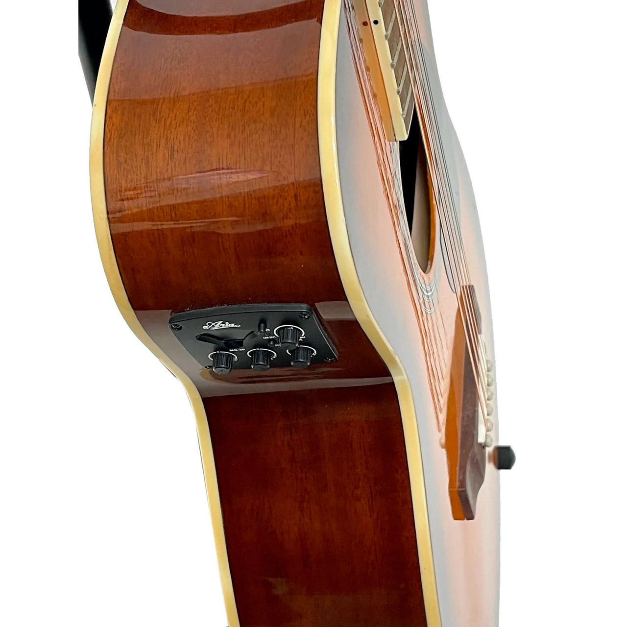 Guitarra Electroacustica Aria Afn-15ce Ts Sombreada