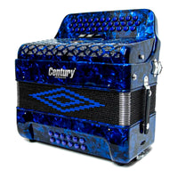 Thumbnail for Acordeon Century C3412faa-i Botones Fa Azul 3 Registros