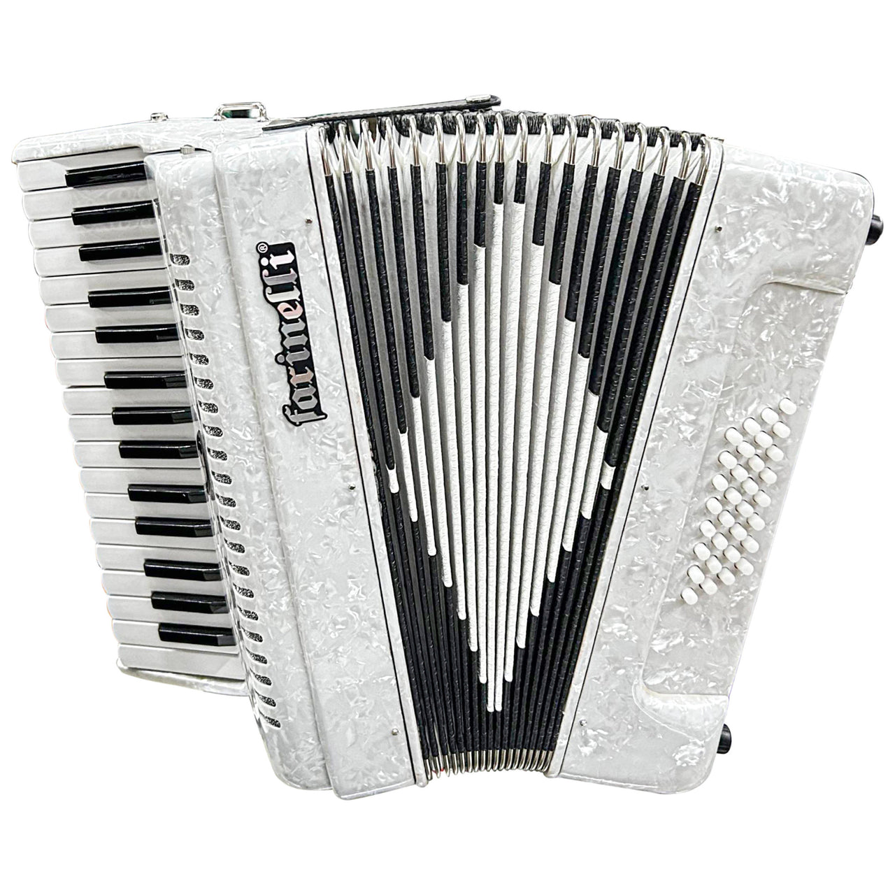 Acordeon Farinelli 1306-1w 32 Teclas 32 Bajos Blanco