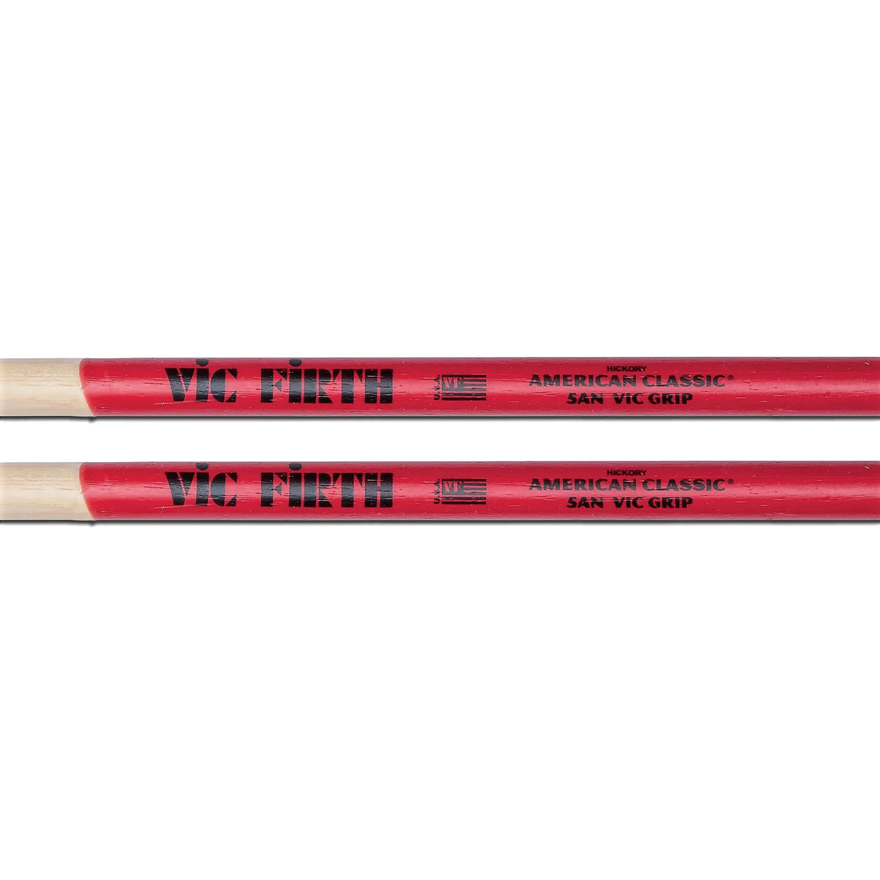 BAQUETAS VIC FIRTH PUNTA NYLON 5A C/ANTIDERRAPANTE, 5ANVG