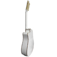 Thumbnail for Guitarra Electroacustica Bamboo Ga-4012-wh-q-ar Blanca Con Funda