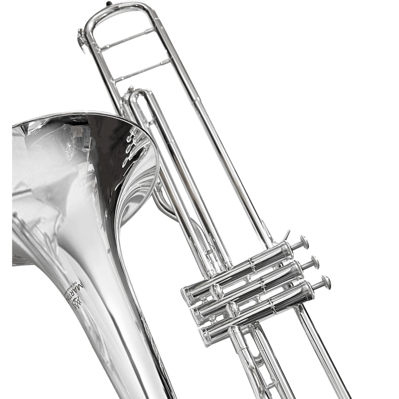 Trombon De Embolos Mwtbe01s Martinz Sib Plateado