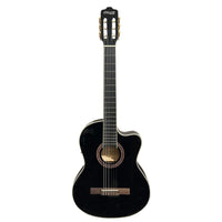 Thumbnail for Guitarra Electroacustica Mc Cartney Negro Brillante, Qcg-10sl-ce-gbk