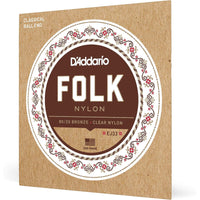 Thumbnail for Encordadura D Addario Ej-33 Para Guitarra Serie Folk Nylon