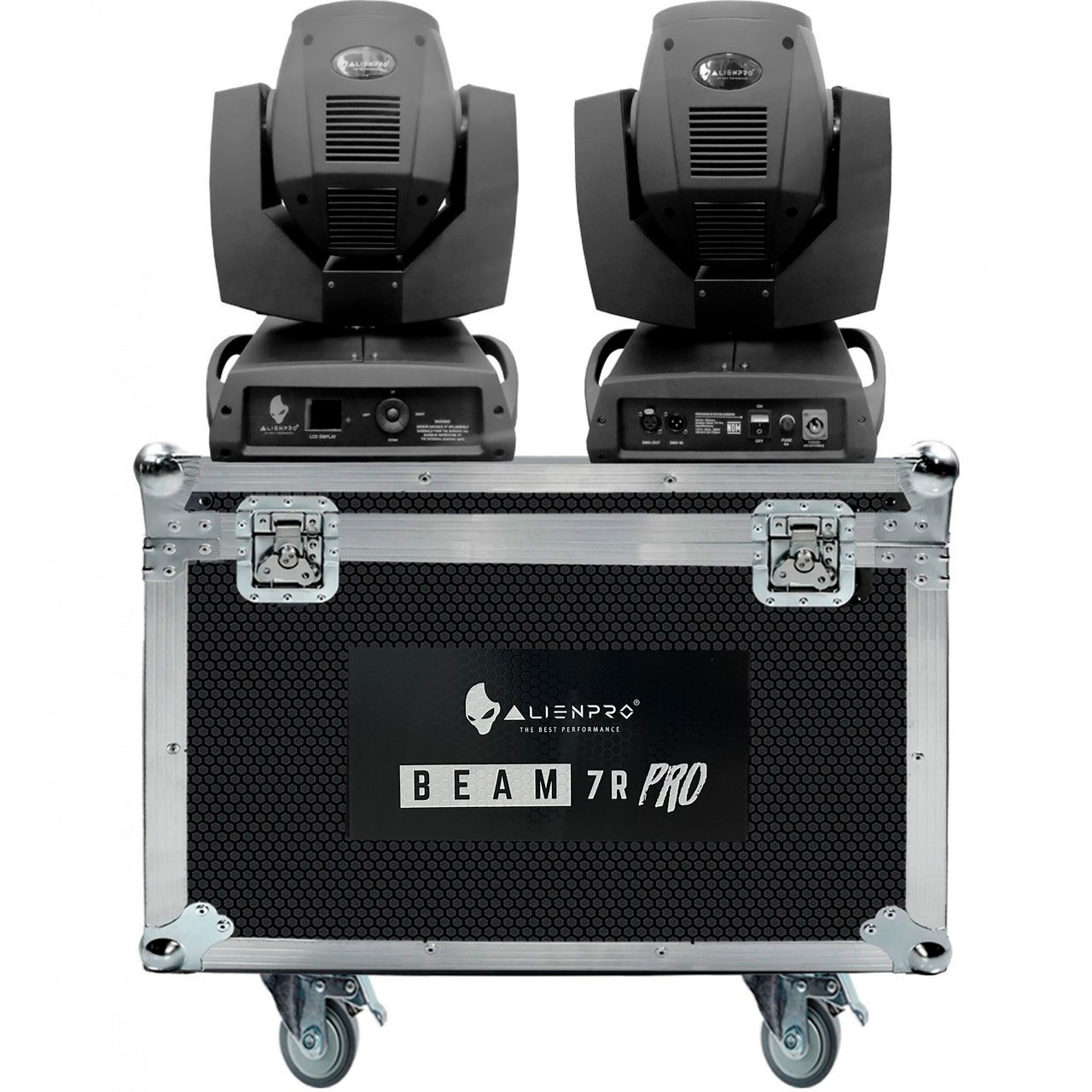 CABEZAS MOVILES ALIEN BEAM 7R PRO + CASE, 44-KIT-7R