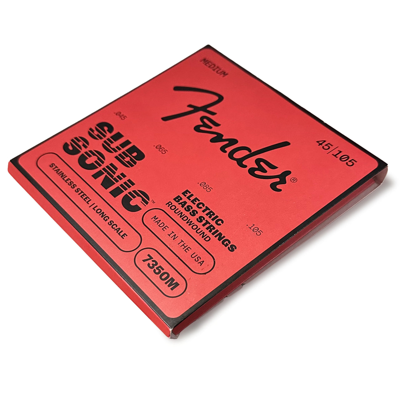 Encordadura Fender 7350m Para Bajo Electrico 4 Cuerdas 45-105 0737350406