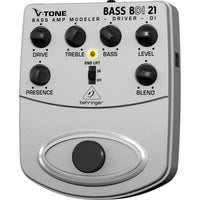 Thumbnail for Pedal Behringer Bdi21 V-tone Bass Gris