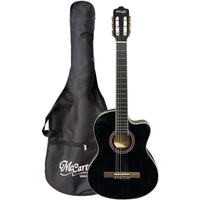 Thumbnail for Guitarra Electroacustica Mc Cartney Negro Brillante, Qcg-10sl-ce-gbk