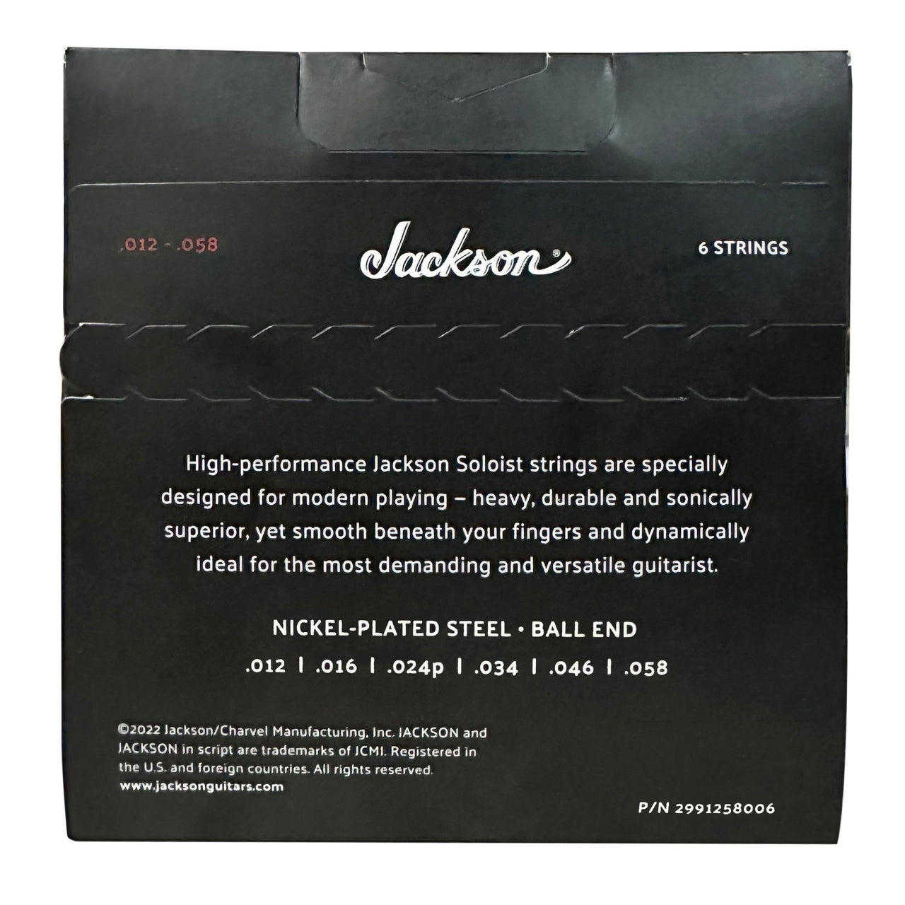 Encordadura Jackson Soloist P/guit Electr Extr Heavy 12-58, 2991258006