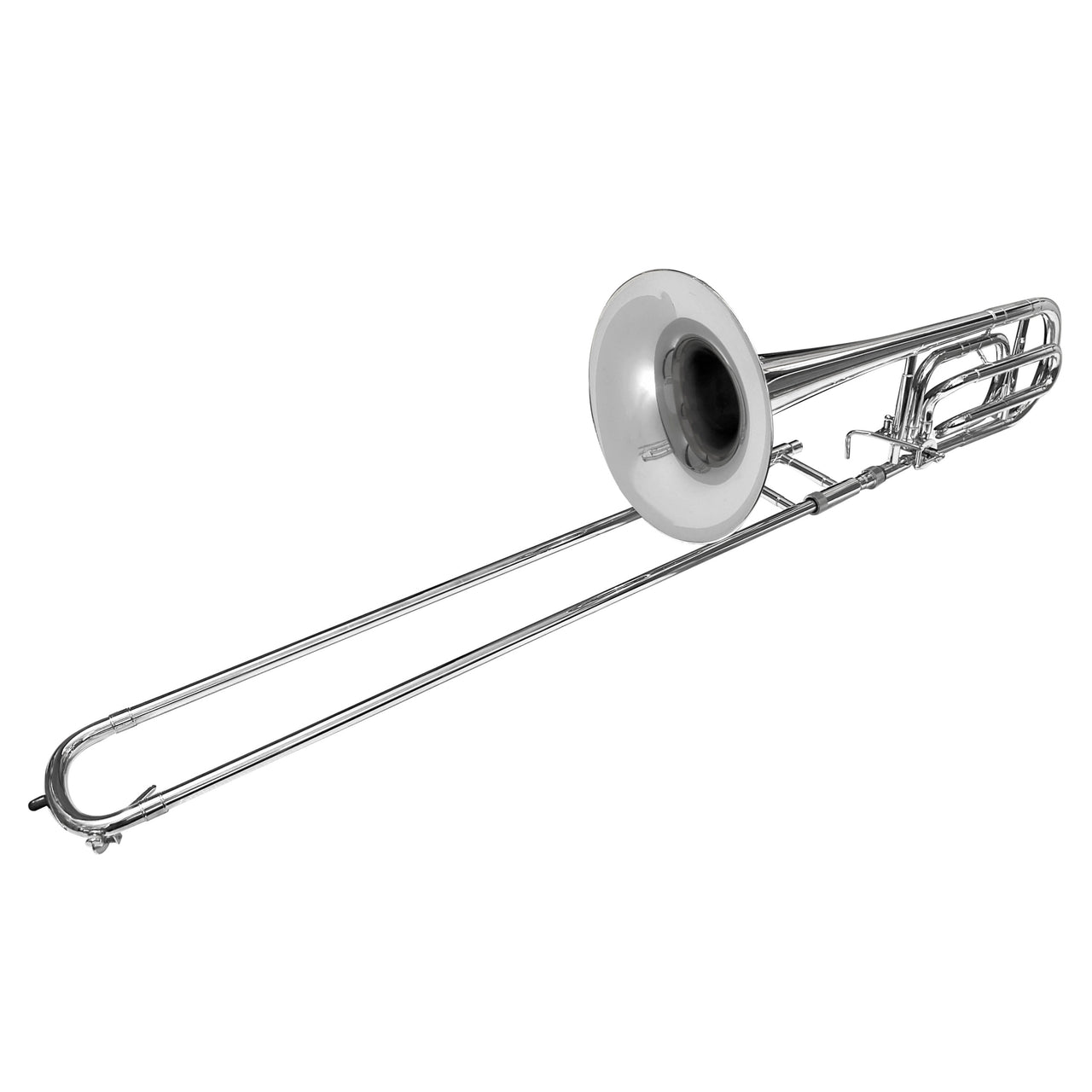 Trombon De Vara Martinz Mwtbv20n Con Transpositor Sib/fa Niquel Entrada Grande