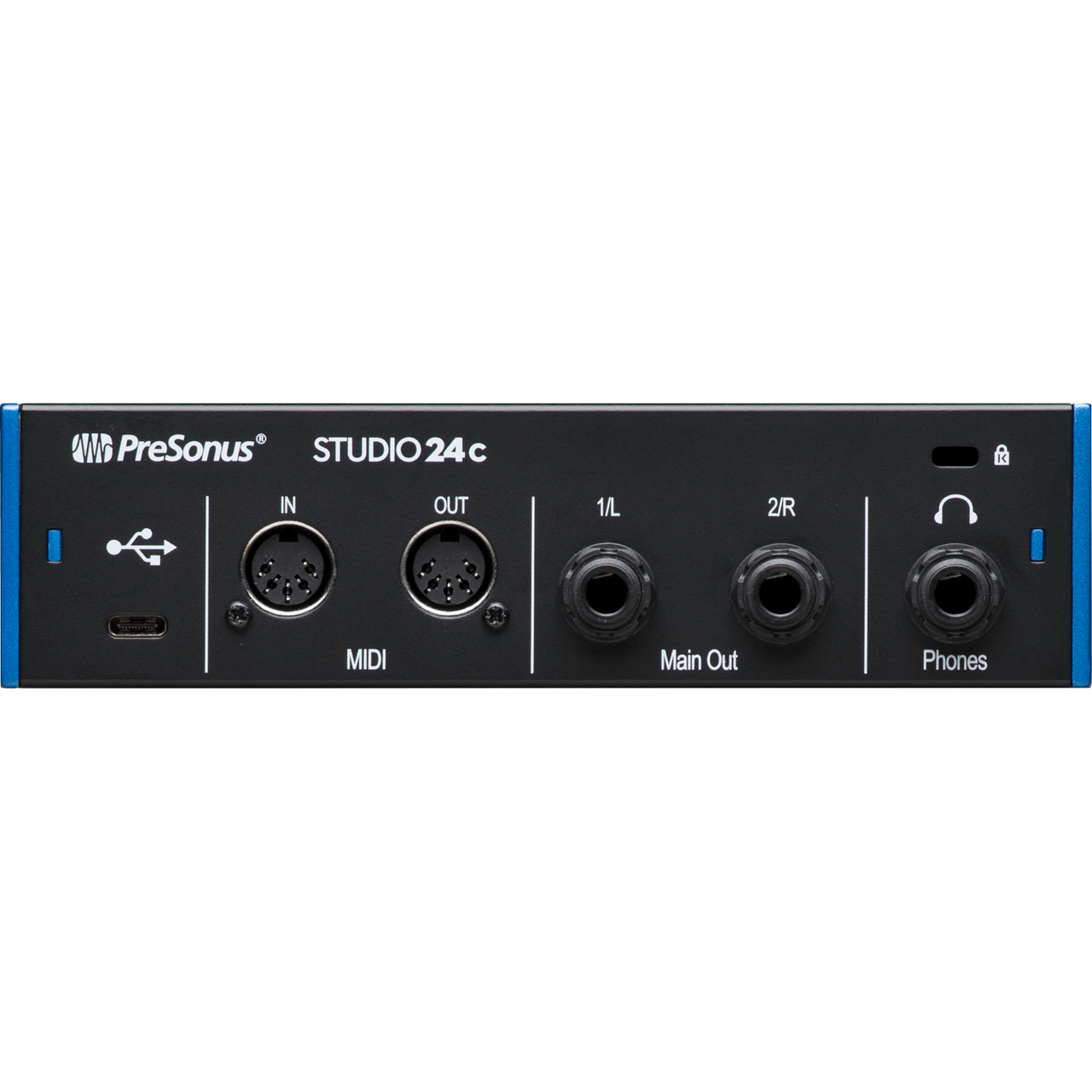 Interfaz Presonus De Audio Studio 24c Black And Blue 2777700403