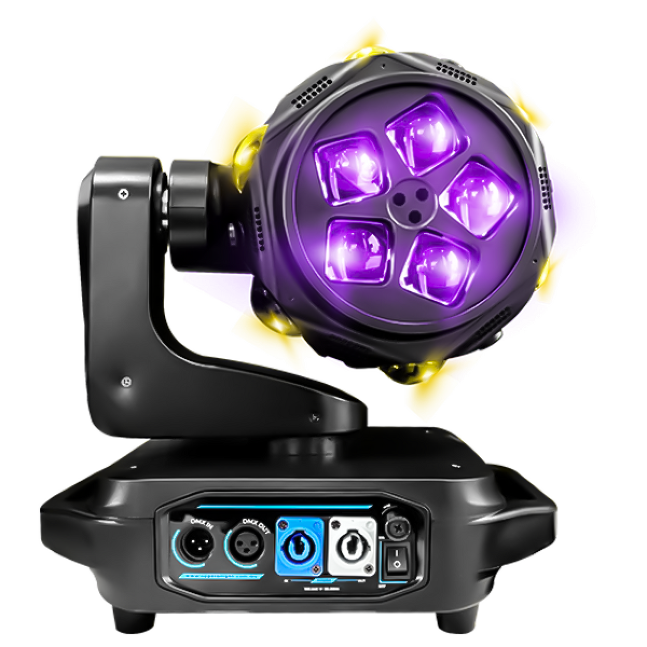 Cabeza Movil Superbright Disco Roller 6 Leds Rgbw+Kaleido