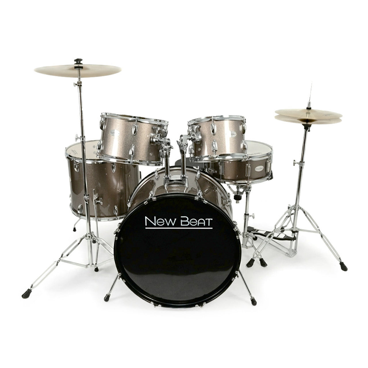 Bateria New Beat Acustica Champagne Ds-400cge 5 Piezas