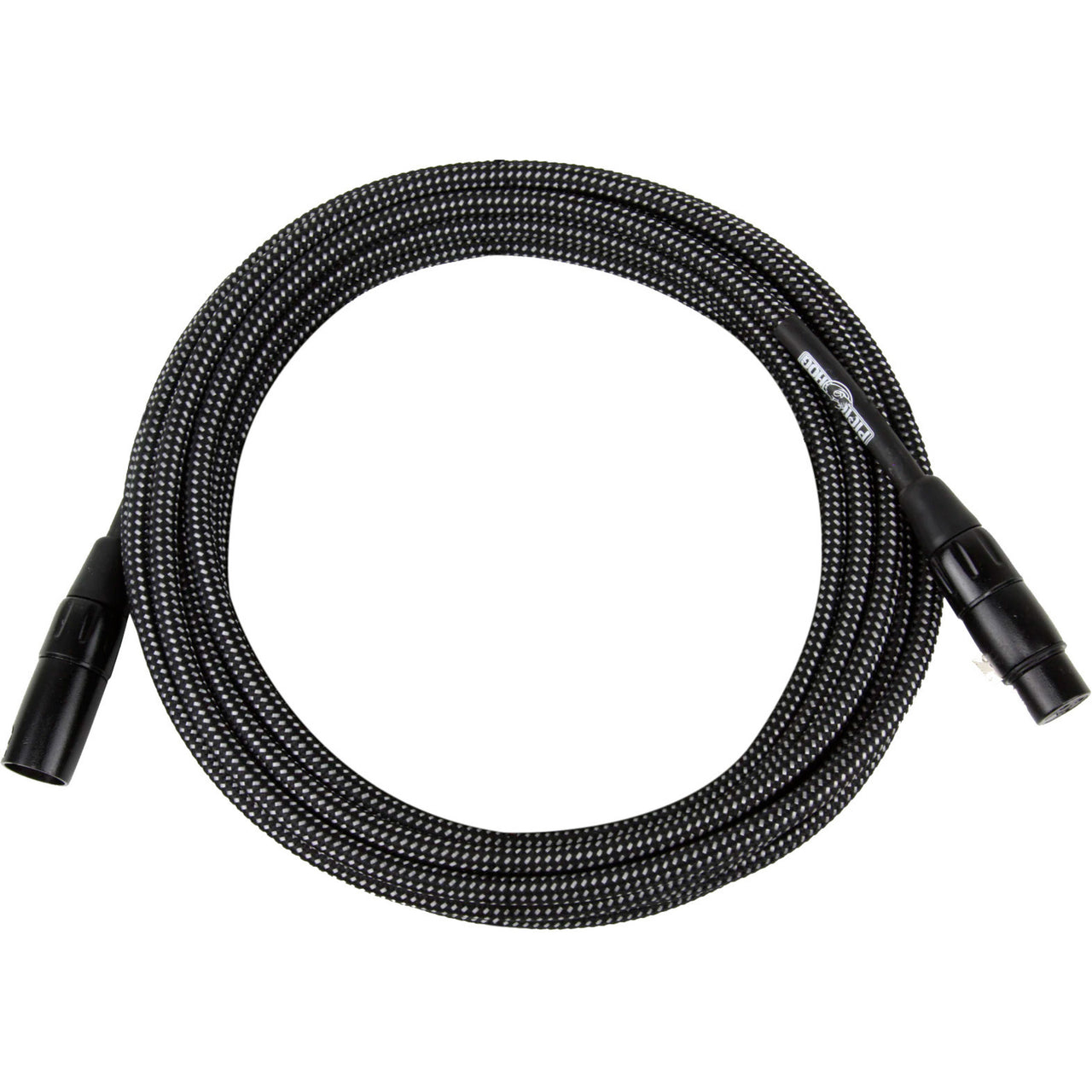 Cable Pig Hog Phm20bkw Para Microfono Canon A Canon 6.10mts Black-white