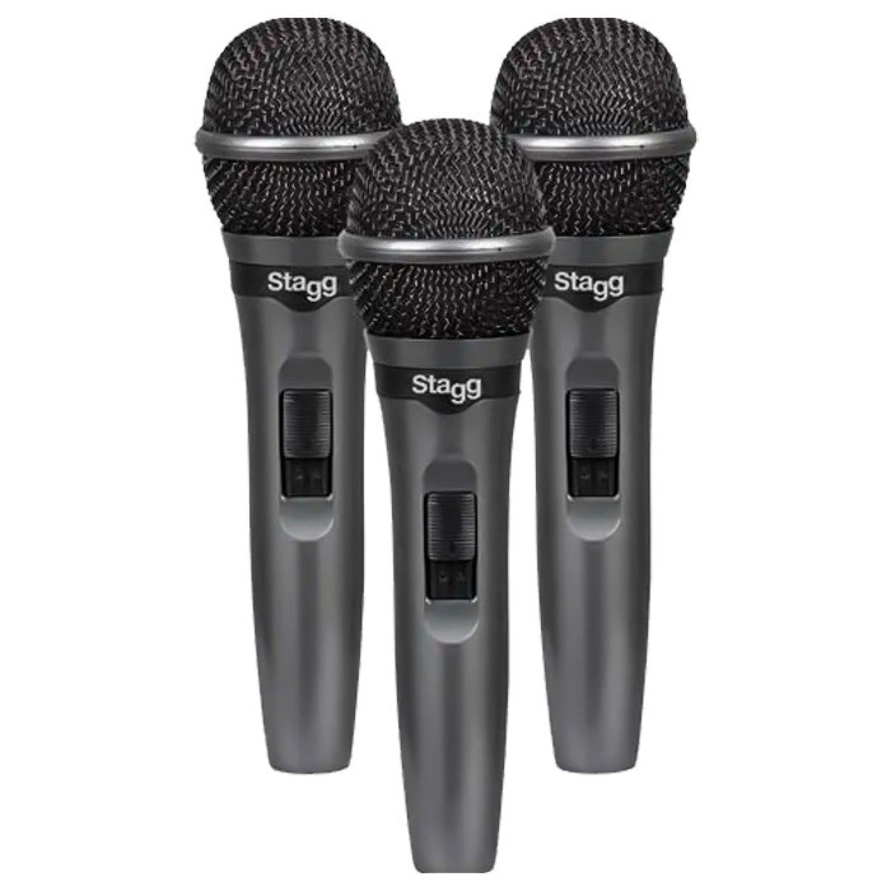 Set Micro Stagg Dinamic Sdmp15-3 Cardioide Bobina Dc98